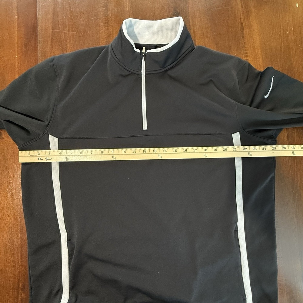 Nike Golf Mens Therma-FIT 1/4 Zip Pullover Size XL Black Performance Activewear - Picture 8 of 9